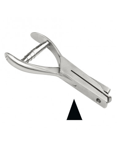 Gaatjestang driehoek, breed, bekdiepte 48 mm