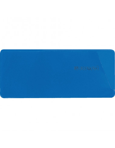 Coroset® magnetische Etikettenhouder, blauw, 220x81mm, 50/VE