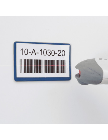 Coroset® magnetische Etikettenhouder, blauw, 220x81mm, 50/VE