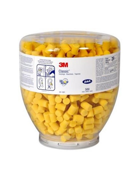 3M E-A-R Classic oordoppen navulling á  500 paar geel