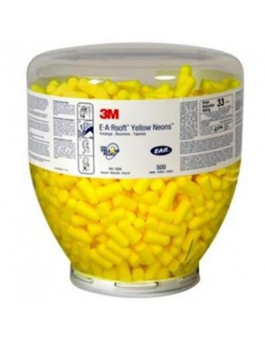 3M E-A-R Soft Yellow Neons oordoppen navulling á  500 paar geel