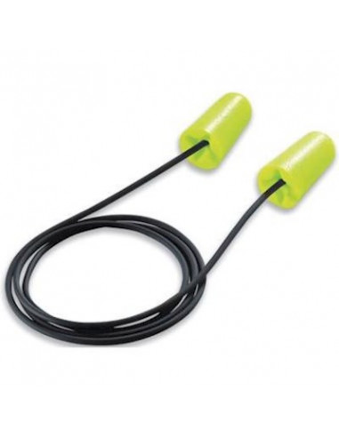 uvex x-fit 2112-010 oordop met koordje lime