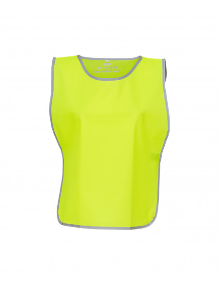 Reflecterend sporthesje kids geel