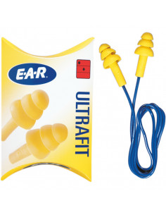 3M EAR oordoppen Ultrafit, 50 paar/VE, geel , gehoorbescherming