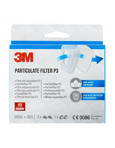 3M 5935 P3 R stoffilter - 20 stuks