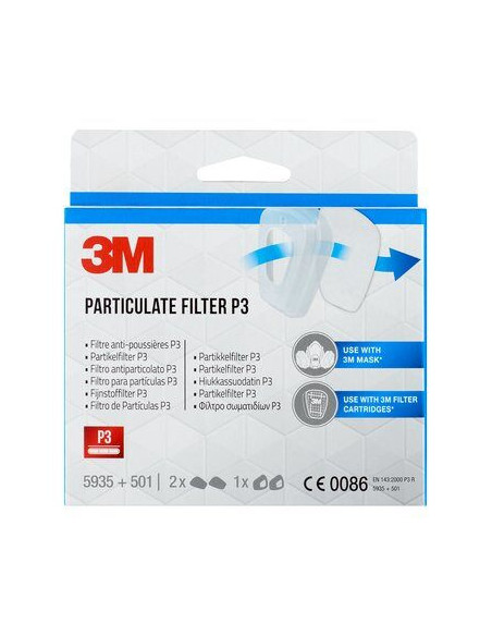 3M 5935 P3 R stoffilter - 20 stuks