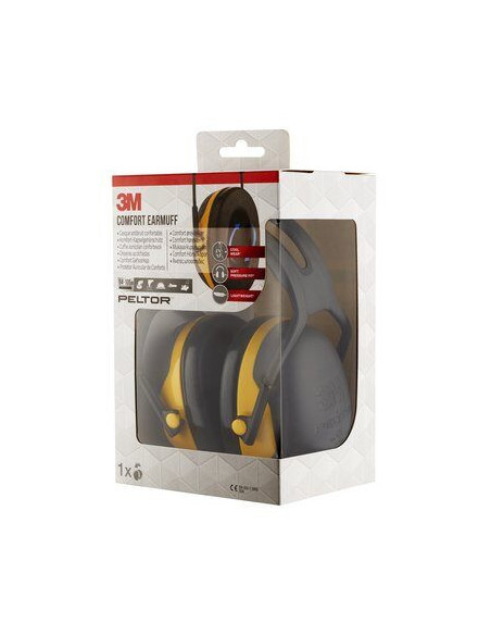 Oorkappen 3M Peltor X2A, met hoofdband