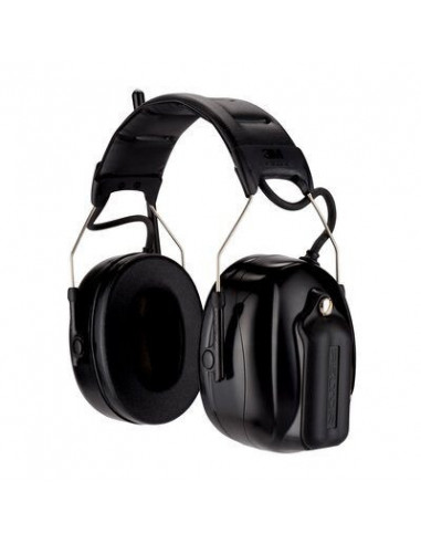 3M Peltor DAB+ FM Radio gehoorkap met hoofdband zwart