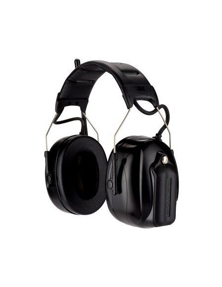 3M Peltor DAB+ FM Radio gehoorkap met hoofdband zwart