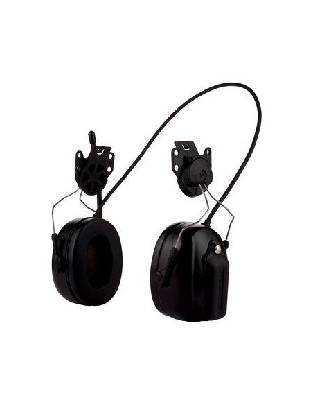 3M Peltor DAB+ FM Radio gehoorkap met helmbevestiging zwart