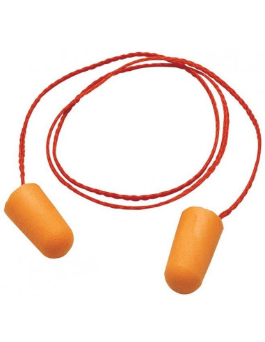 3M E-A-R 1110 oordop met koordje oranje, 100 paar/VE
