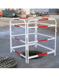 Bouwhek, opvouwbaar, thermisch verzinkt