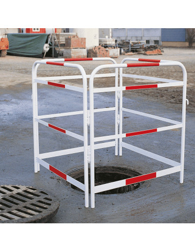 Bouwhek, opvouwbaar, thermisch verzinkt