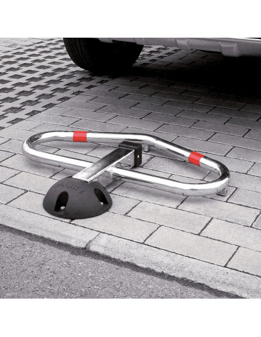 Parky AR 100 parkeerbeugel. grijs rood, 500 x 730 mm