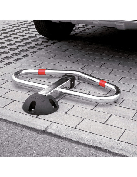 Parky AR 100 parkeerbeugel. grijs rood, 500 x 730 mm