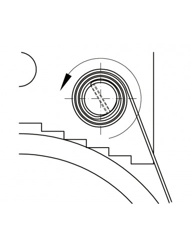 Klembeugel universeel met spanschroeven, voor bevestiging borden