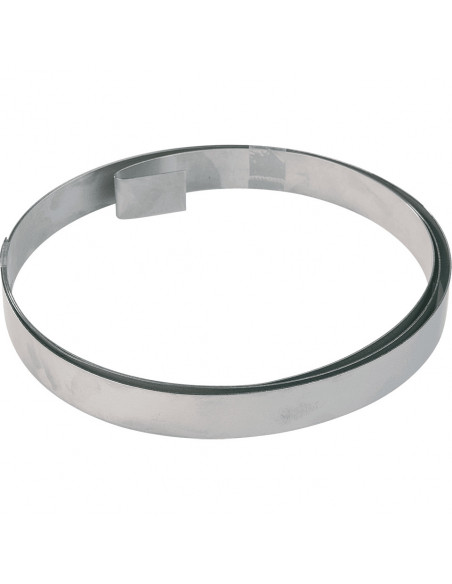 Set: Universele klembeugel met spanschroeven en 1 meter klemband, voor montage bord aan paal