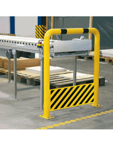 Beschermbeugel met beveiliging, 1150 mm, geel zwart