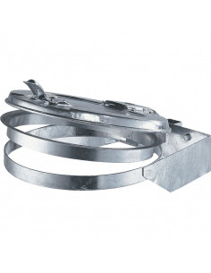 Wandhouder voor vuilniszakken, staal, voor 70-120 l-zakken