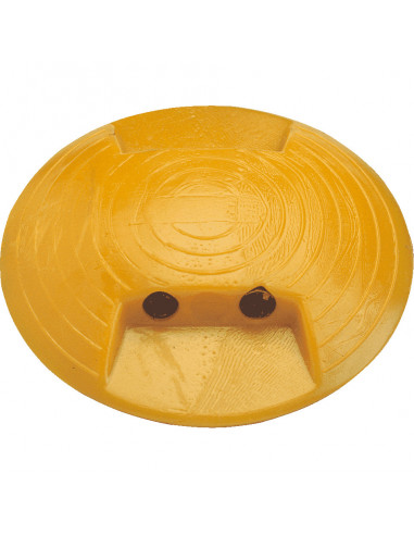 Reflecterende markeernagel - geel - kunststof - Ø 120 mm