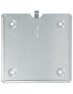 ADR bord houder, plaatstaal, zilver