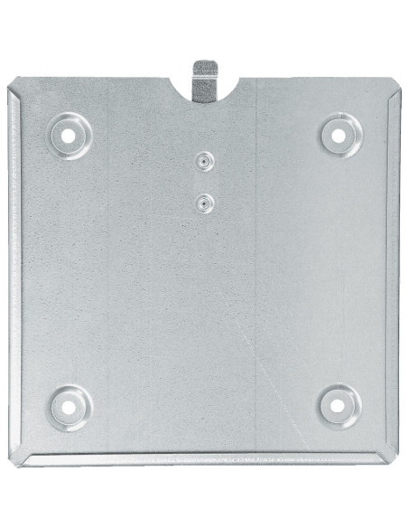 ADR bord houder, plaatstaal, zilver