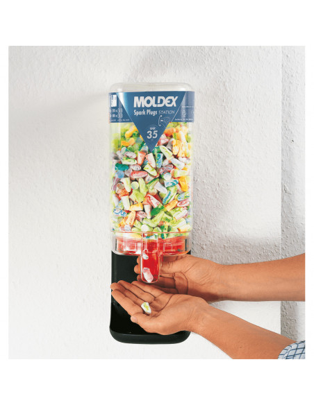 MOLDEX dispenser oordoppen Spark Plugs soft 7850, 500 paar/VE