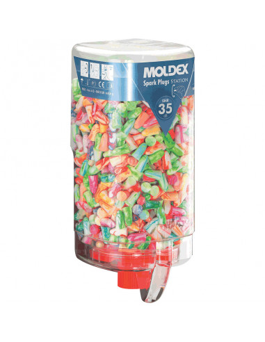 MOLDEX dispenser oordoppen Spark Plugs soft 7850, 500 paar/VE