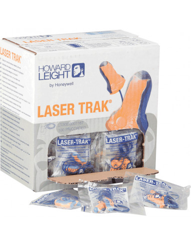 HOWARD LEIGHT dispenserbox Laser Trak met koord, 100 paar/VE