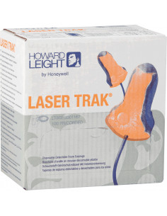 HOWARD LEIGHT dispenserbox Laser Trak met koord, 100 paar/VE