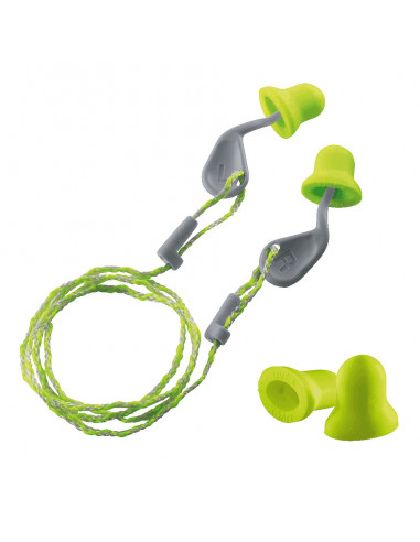 Uvex oordoppen met Xact-Fit beugel, met koord, dispenser 50 paar/VE