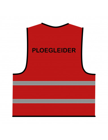 Ploegleider hesje rood