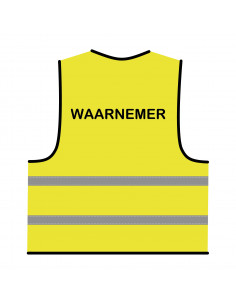 Waarnemer hesje geel