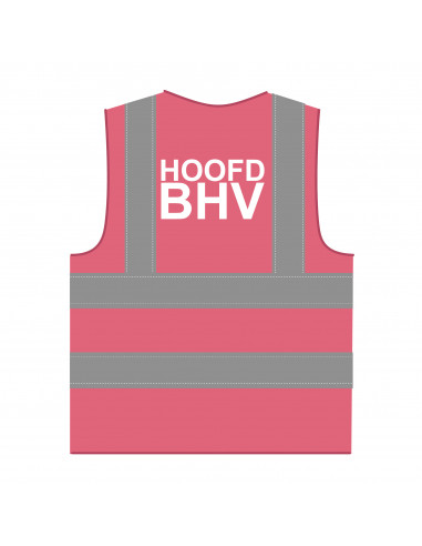 Hoofd BHV hesje RWS roze