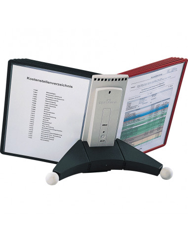 DURABLE paneelsteun voor SHERPA lijstensysteem, grijs, polyamide, DIN A4