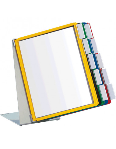 DURABLE VARIO lijstensysteem tafel, 5 kleuren, 10 lijsten van polypropyleen