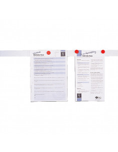 Metaalband voor magneten, zelfklevend, 5m, 35 mm, lengte individueel toe te snijden