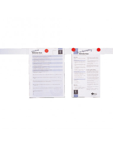 Metaalband voor magneten, zelfklevend, 5m, 35 mm, lengte individueel toe te snijden