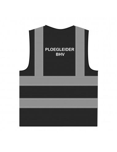 Ploegleider BHV hesje RWS zwart