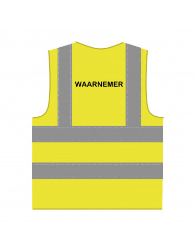 Waarnemer hesje RWS geel