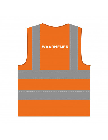 Waarnemer hesje RWS oranje