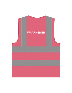 Waarnemer hesje RWS roze