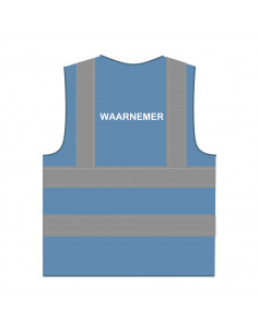 Waarnemer hesje RWS hemelsblauw