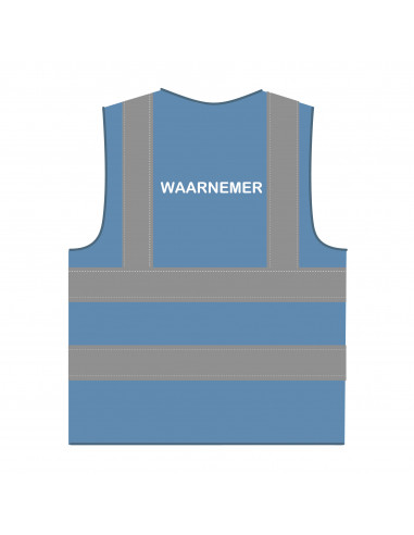 Waarnemer hesje RWS hemelsblauw