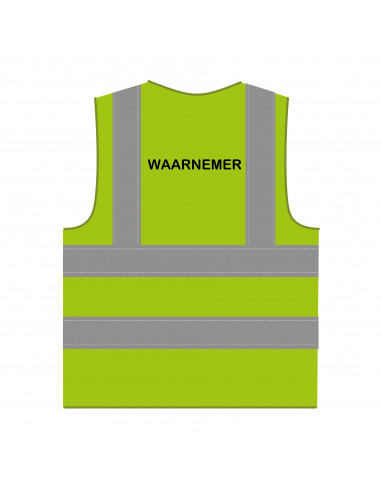 Waarnemer hesje RWS limoengroen