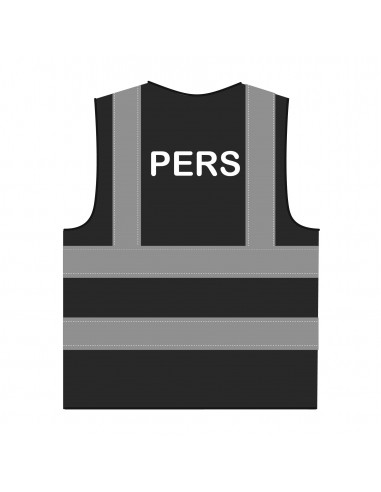 Pers hesje RWS zwart