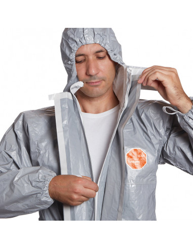 DuPont Tychem 6000 F wegwerpoverall, grijs