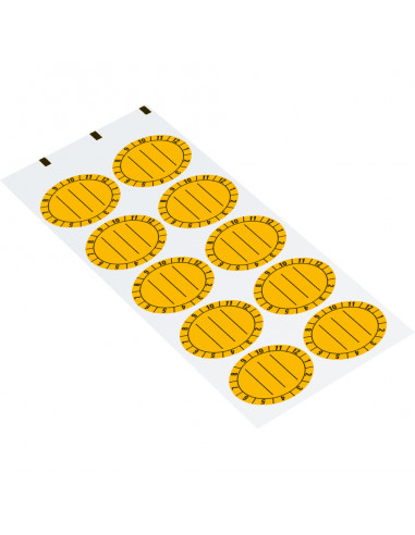 Keuringssticker, zelf te beschrijven