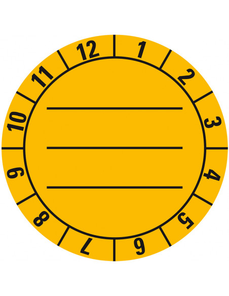 Keuringssticker, zelf te beschrijven