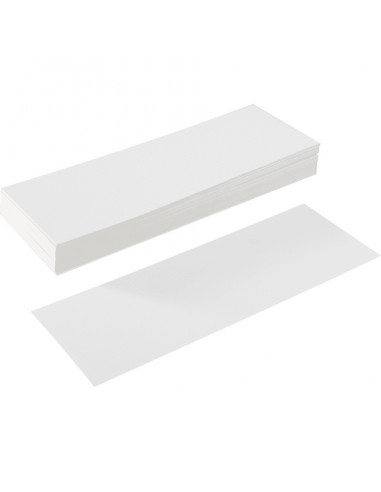 Papierstroken voor C-profiel, individueel beschrijfbaar, wit, 100/VE